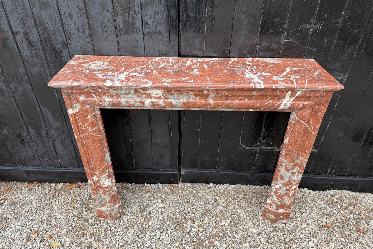 Louis XIV Style Fireplace In Rance Marble, Circa 1880 -photo-5