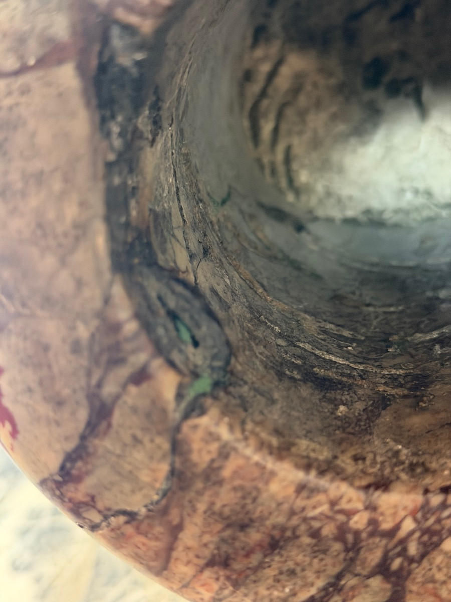 Paire d’urnes en marbre sarrancolin, France XIXème siècle-photo-3