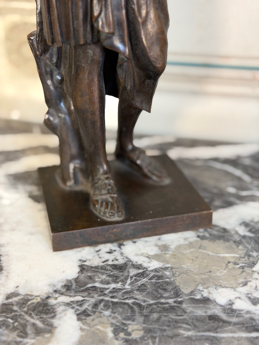 Diane de Gabies, bronze d’après l’Antique, vers 1900-photo-3