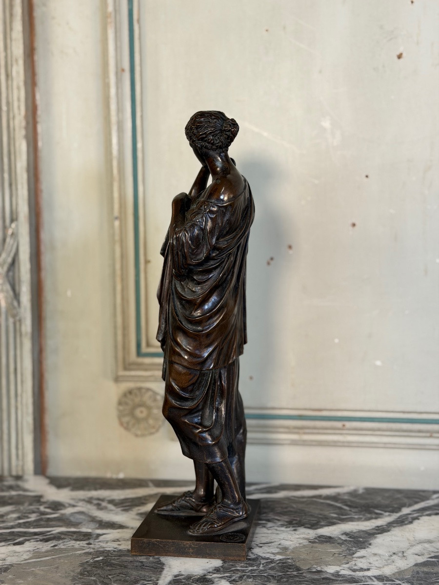 Diane de Gabies, bronze d’après l’Antique, vers 1900-photo-3