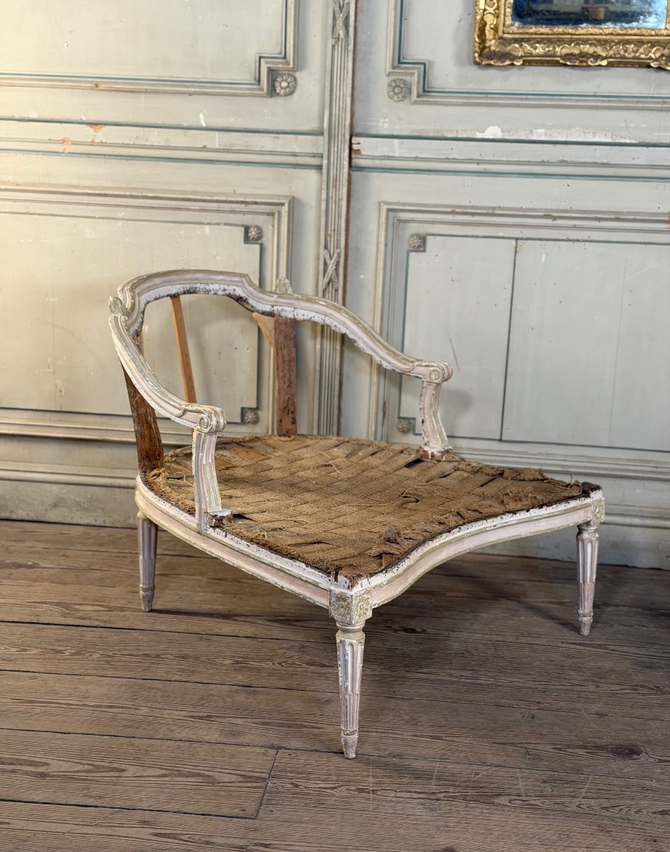 Duchesse brisée Louis XVI, fin XVIIIème siècle-photo-2