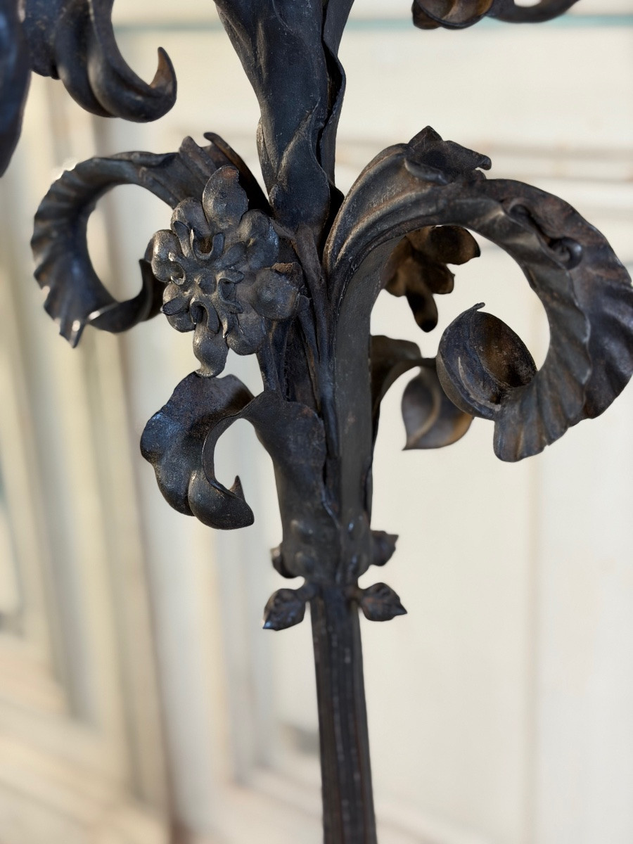 Sellette en fer forgé, France vers 1880-photo-4