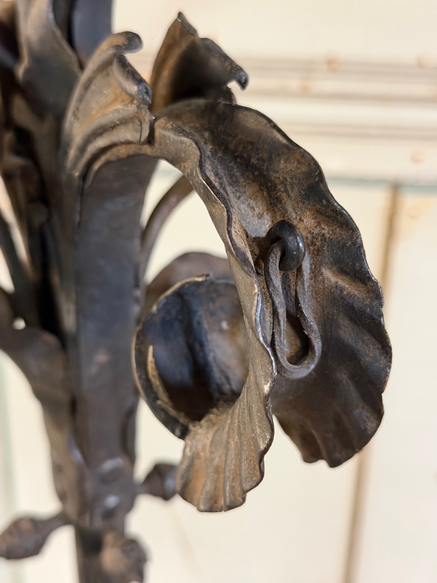 Sellette en fer forgé, France vers 1880-photo-1