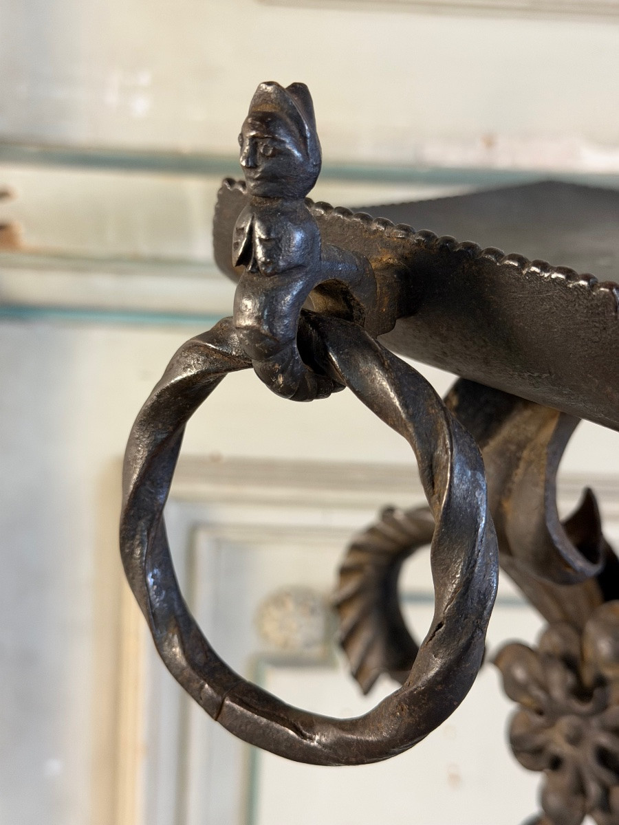 Sellette en fer forgé, France vers 1880-photo-3