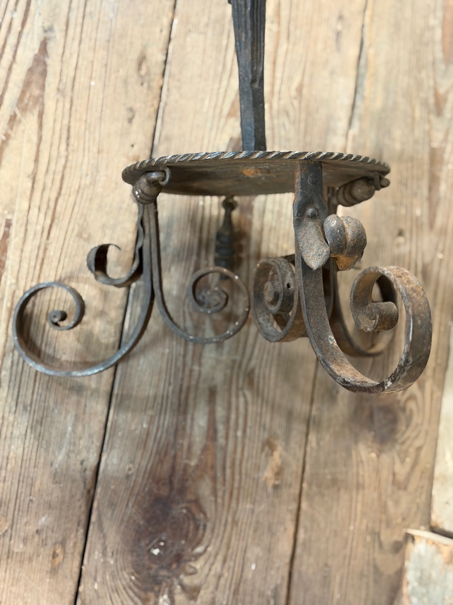Sellette en fer forgé, France vers 1880-photo-6