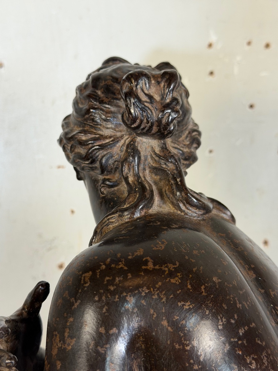 Crouching Venus, Cast After The Sculpture By Doidalsas Of Bithynia, 19th Century -photo-6