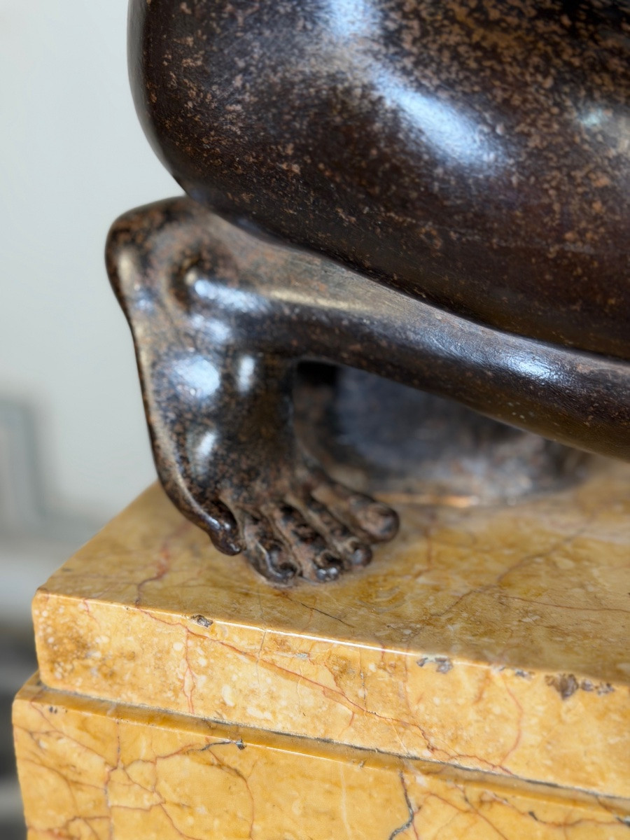 Crouching Venus, Cast After The Sculpture By Doidalsas Of Bithynia, 19th Century -photo-7