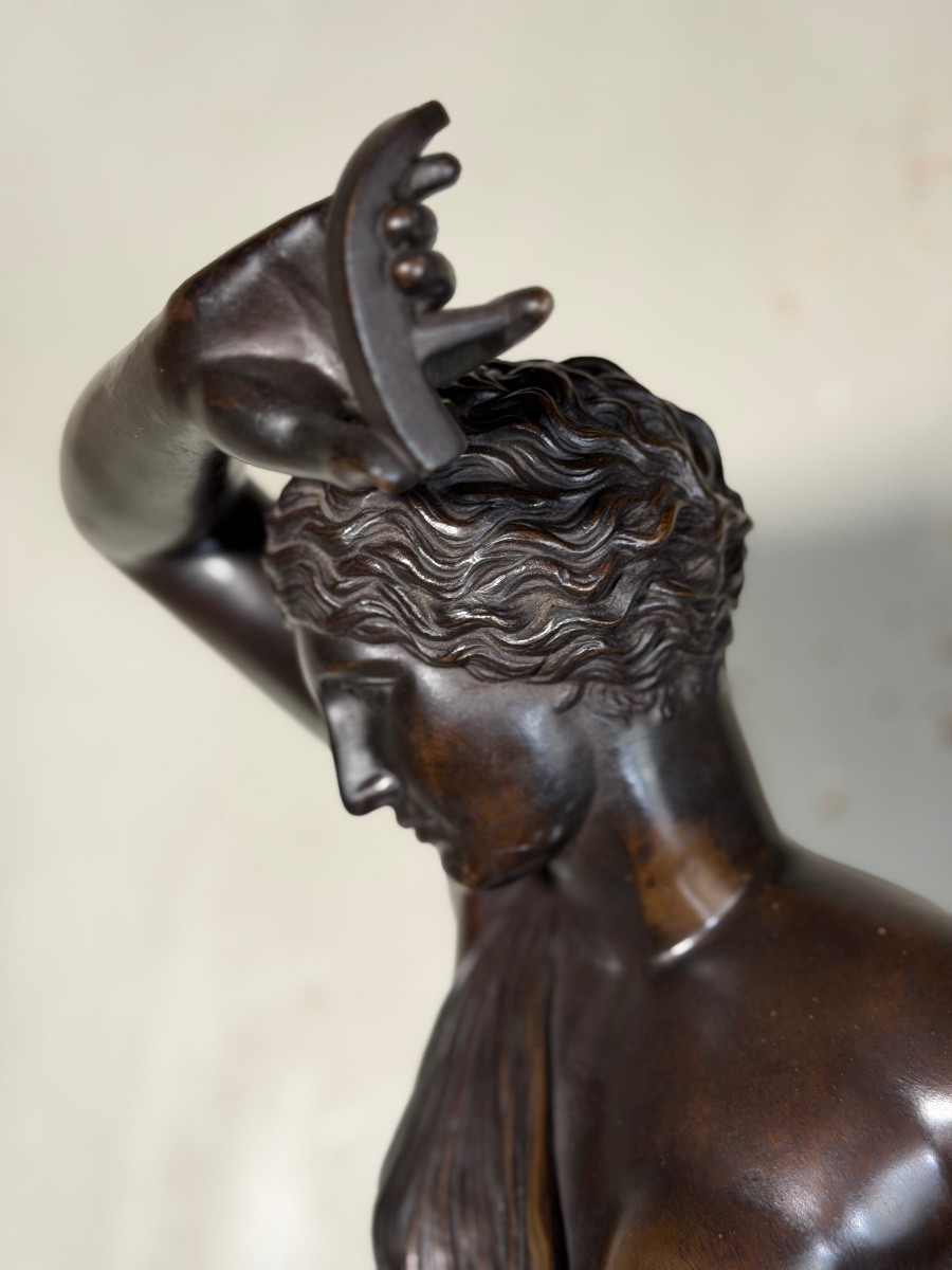 Wounded Amazon, Bronze After The Antique, Barbedienne Cast, 19th Century -photo-8