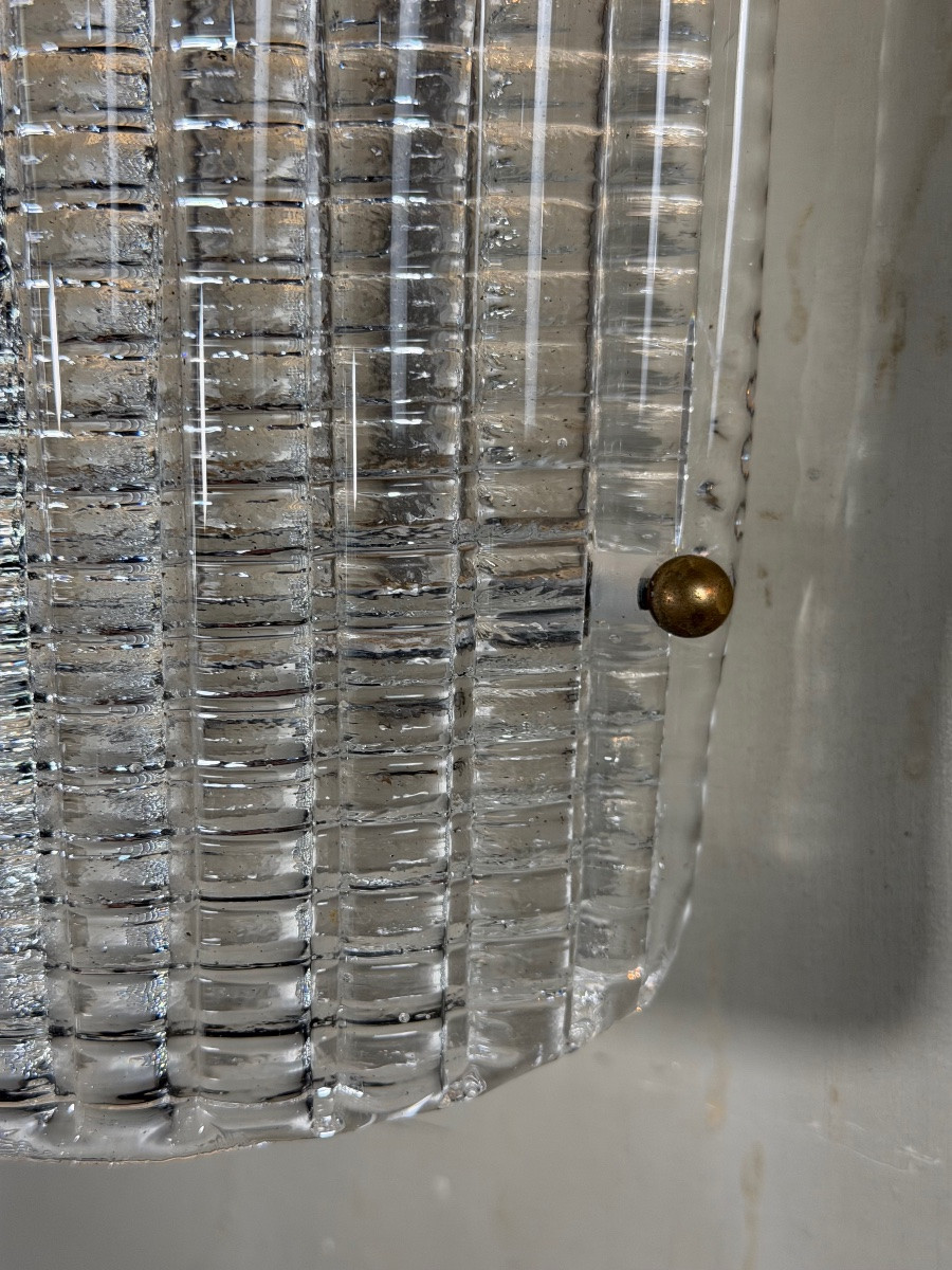 A Venetian Wall Lamp In Murano Glass, Circa 1980 -photo-4