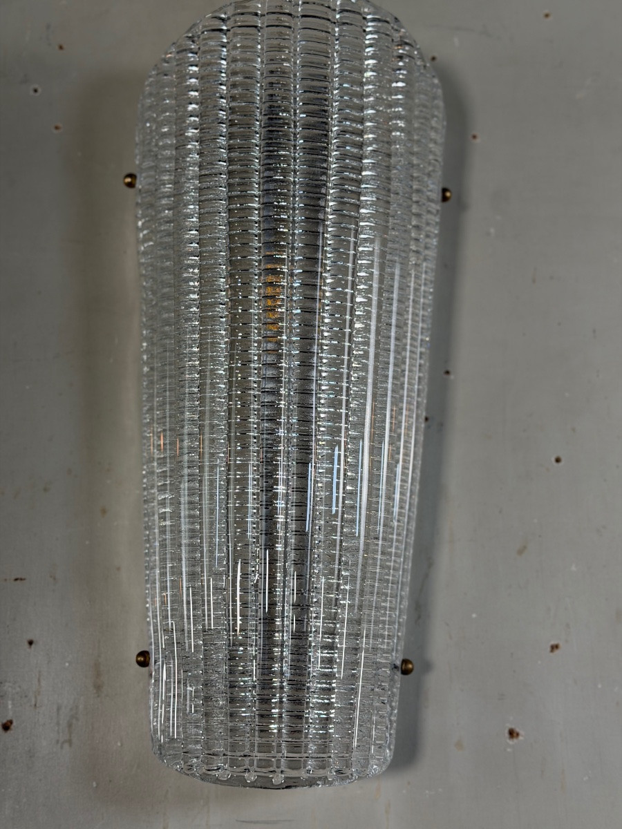 A Venetian Wall Lamp In Murano Glass, Circa 1980 -photo-2