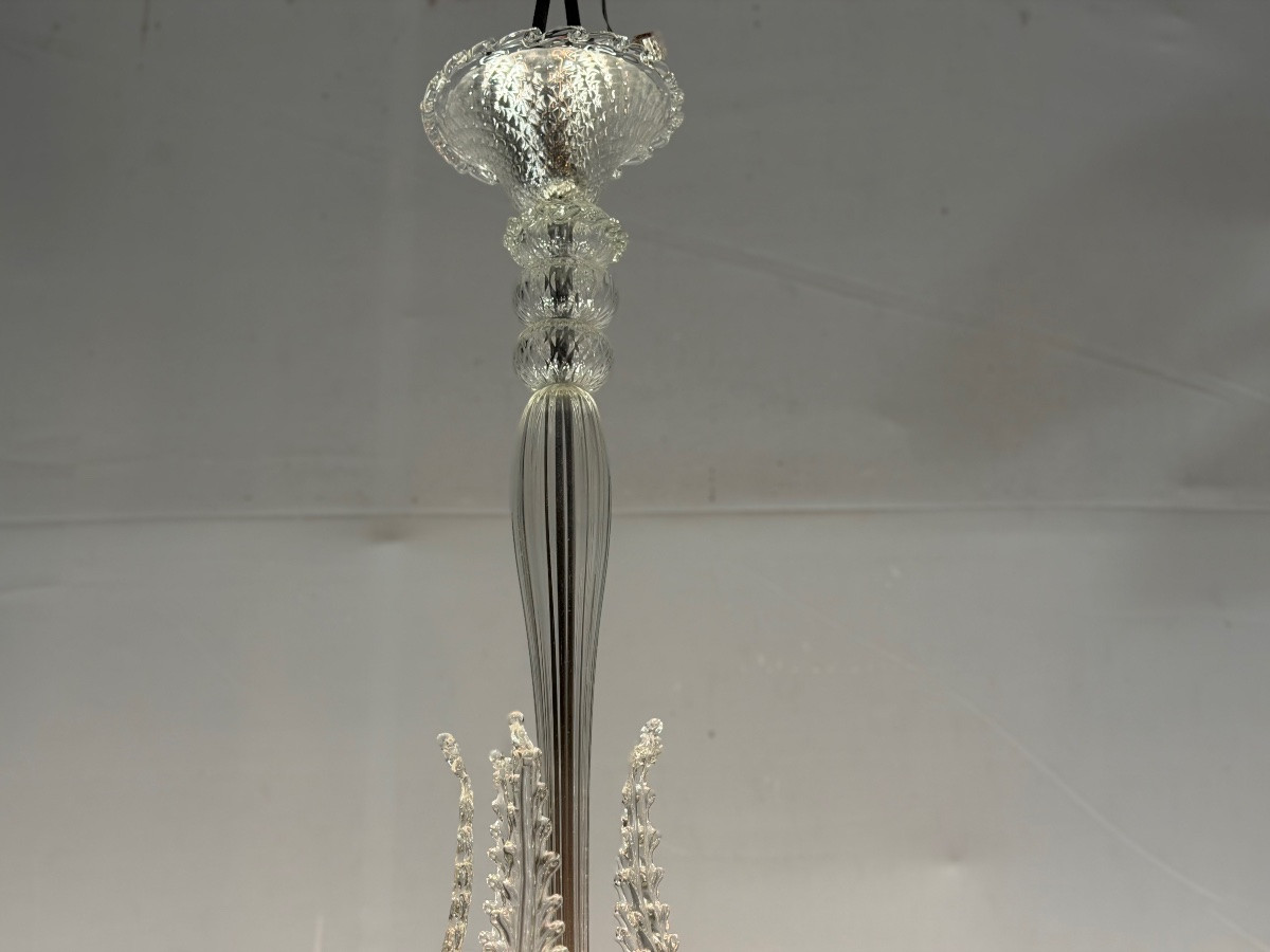 Venetian Chandelier In Murano Glass, 5 Arms, Circa 1930-photo-4