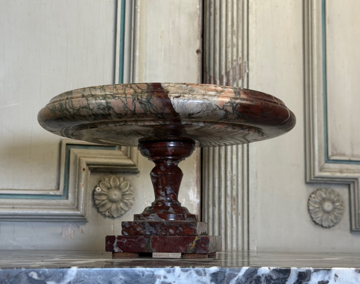 Cup Or Tazza In Campan Grand Melange Marble, 19th Century