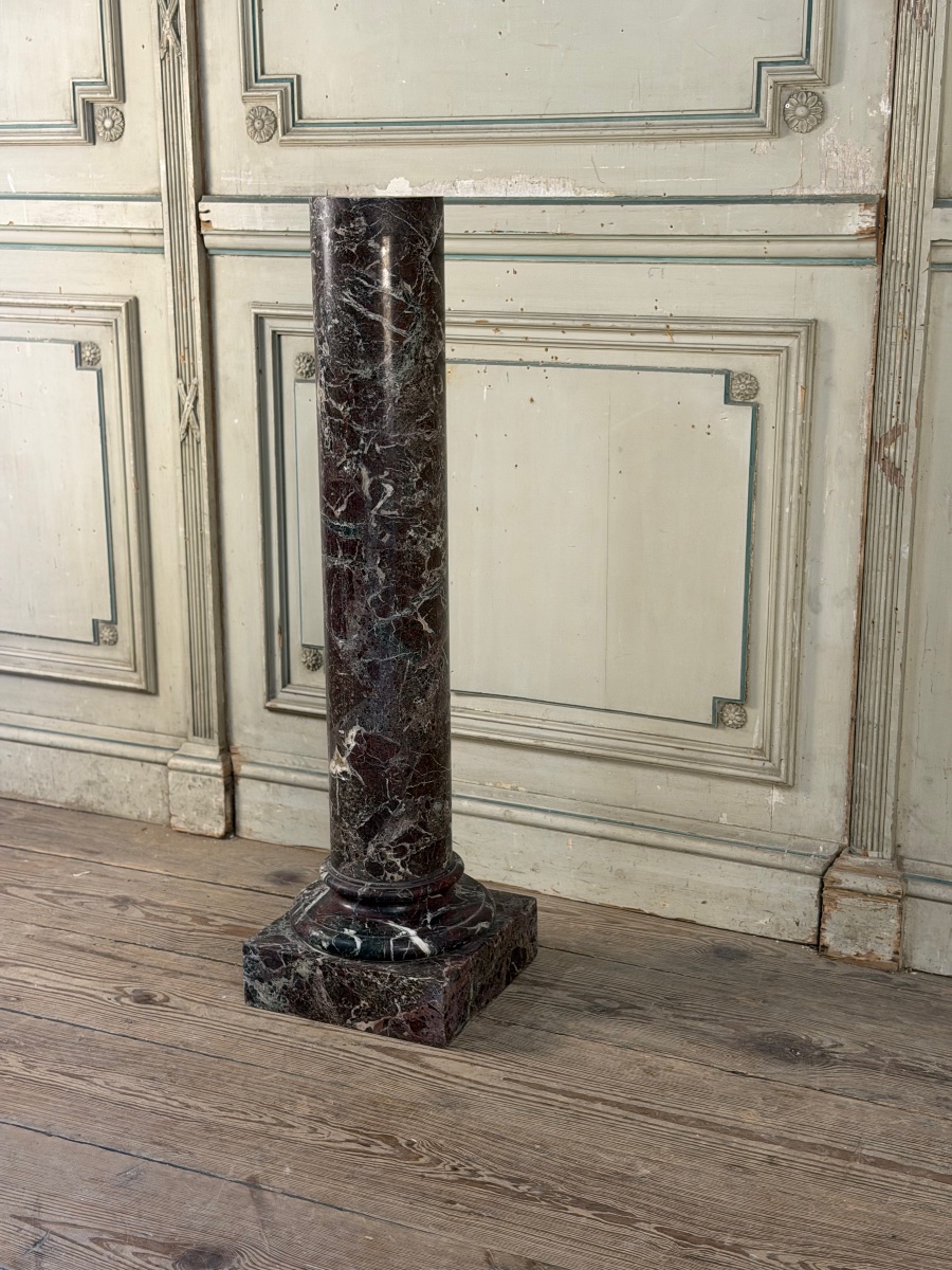 Levento Marble Column, Circa 1880-photo-3