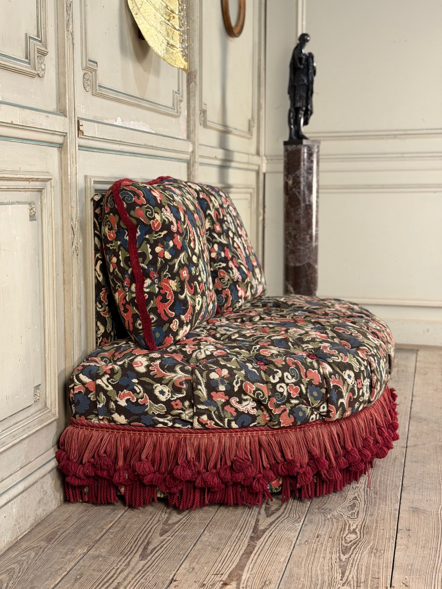 Fauteuil d’appoint, passementeries et petits points par Jacques Garcia -photo-3