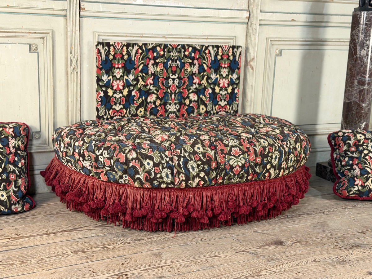 Fauteuil d’appoint, passementeries et petits points par Jacques Garcia -photo-1