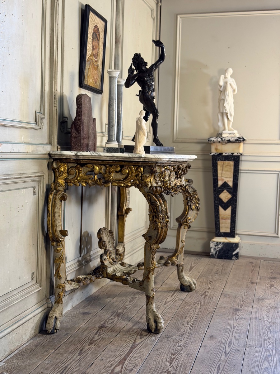 Gaine en marbre grand antique, onyx et gris saint Anne vers 1880 -photo-3