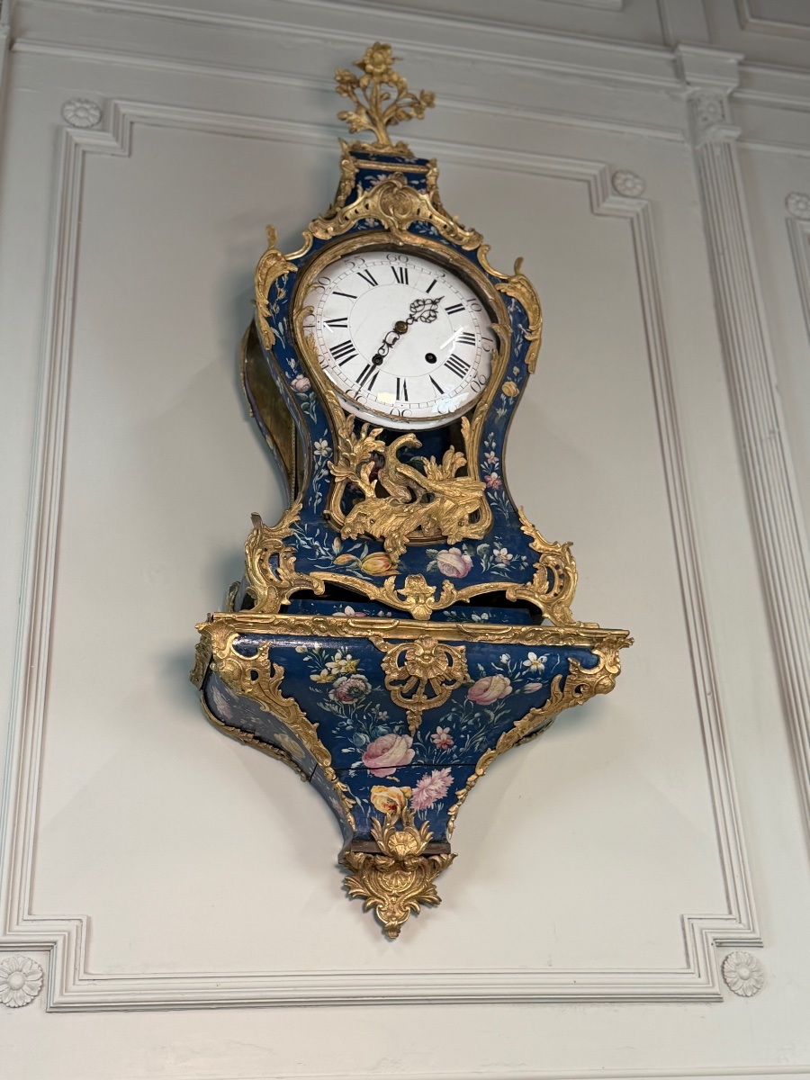 Cartel Louis XV et son cul de lampe, XVIIIème siècle -photo-4