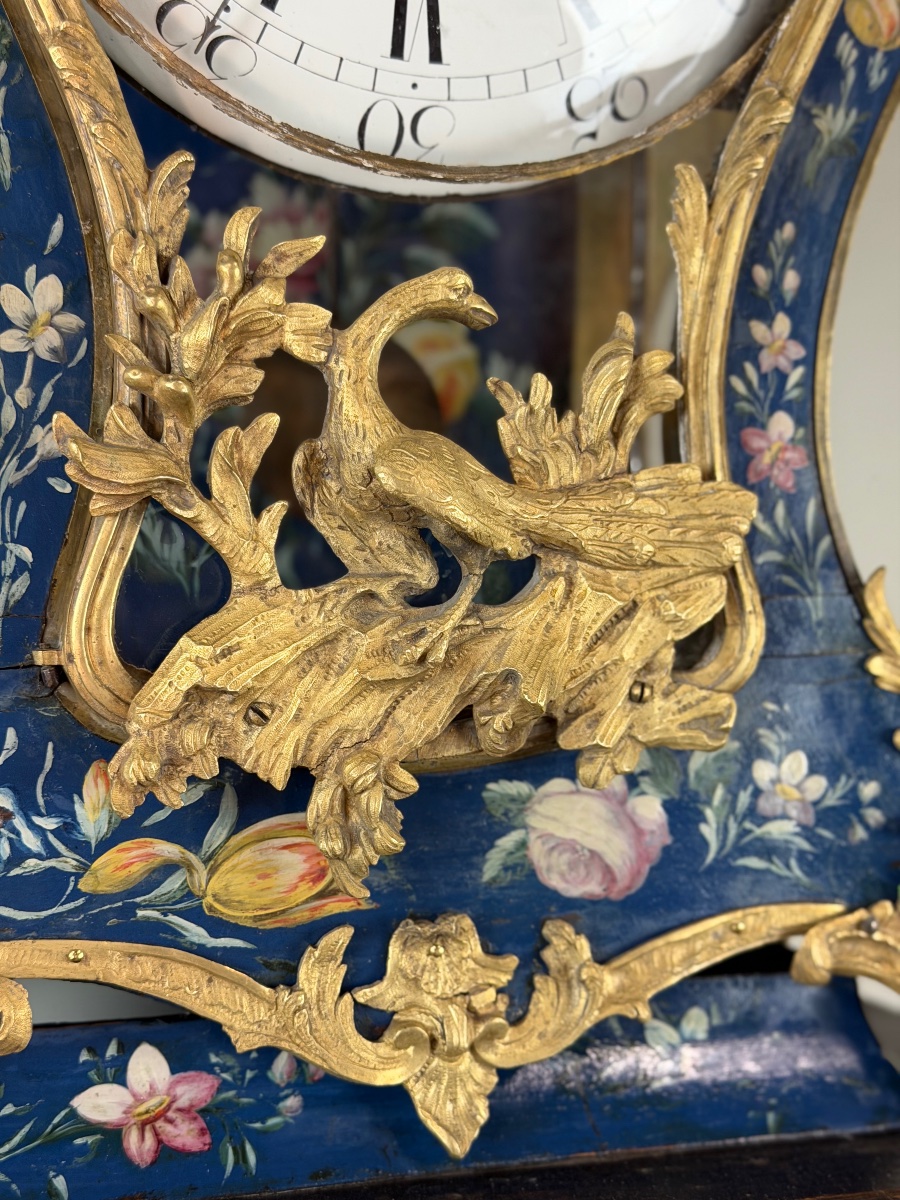 Cartel Louis XV et son cul de lampe, XVIIIème siècle -photo-8
