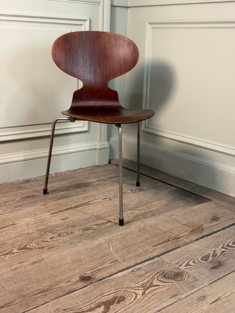 Arne Jacobsen For Fritz Hansen, “ant” Chair, Model 3100, First Three-legged Version, -photo-3