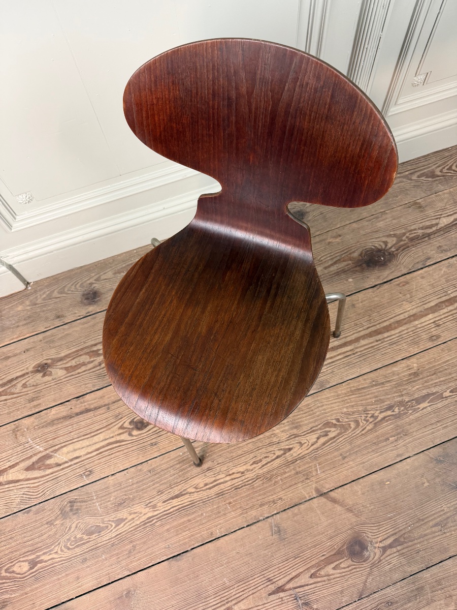 Arne Jacobsen For Fritz Hansen, “ant” Chair, Model 3100, First Three-legged Version, -photo-5