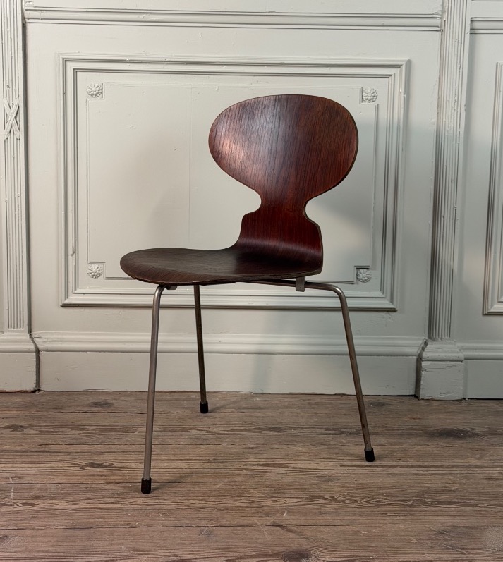 Arne Jacobsen For Fritz Hansen, “ant” Chair, Model 3100, First Three-legged Version, 