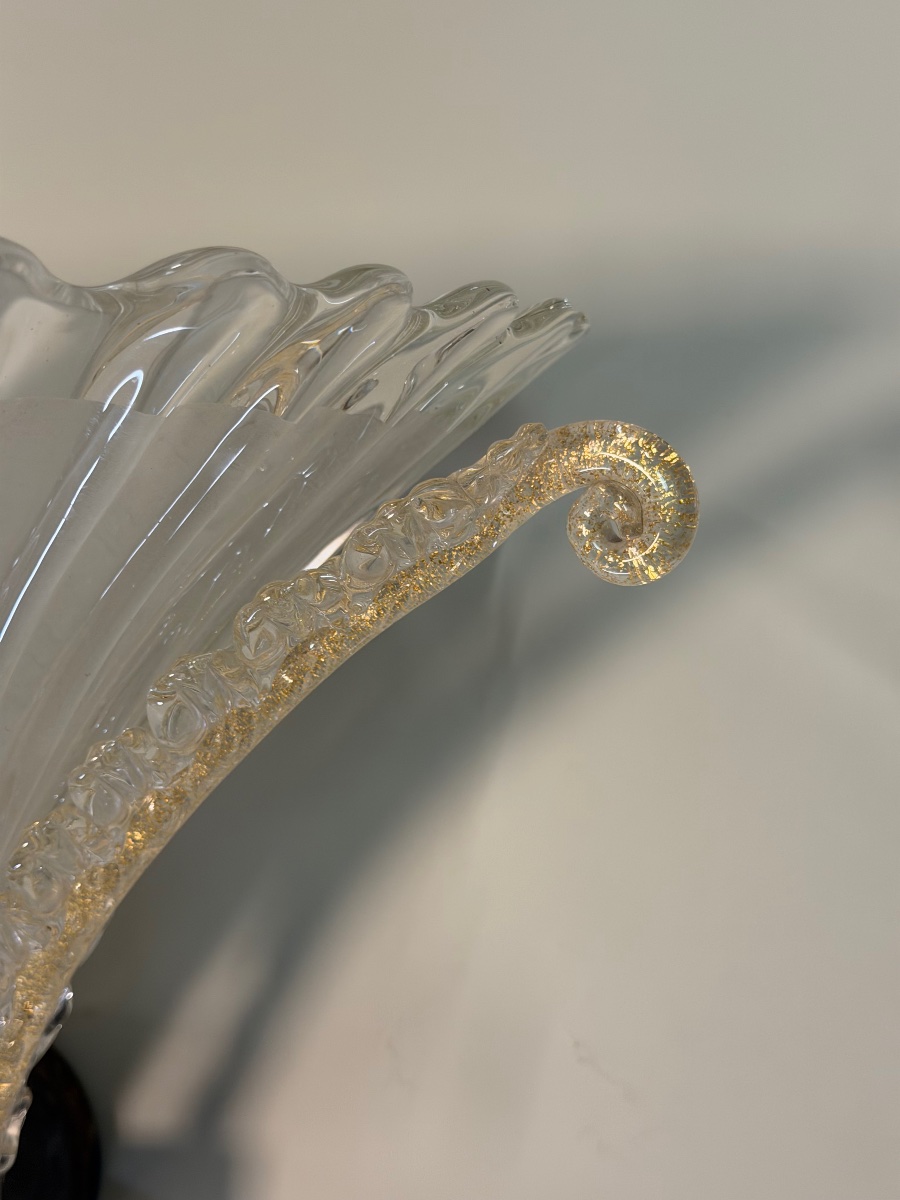 Paire d’appliques vénitiennes en verre de Murano par Seguso, vers 1930-photo-6
