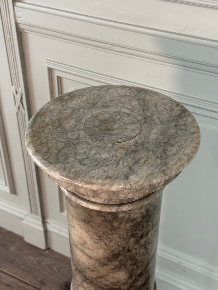 Alabaster Column, Circa 1880-photo-3