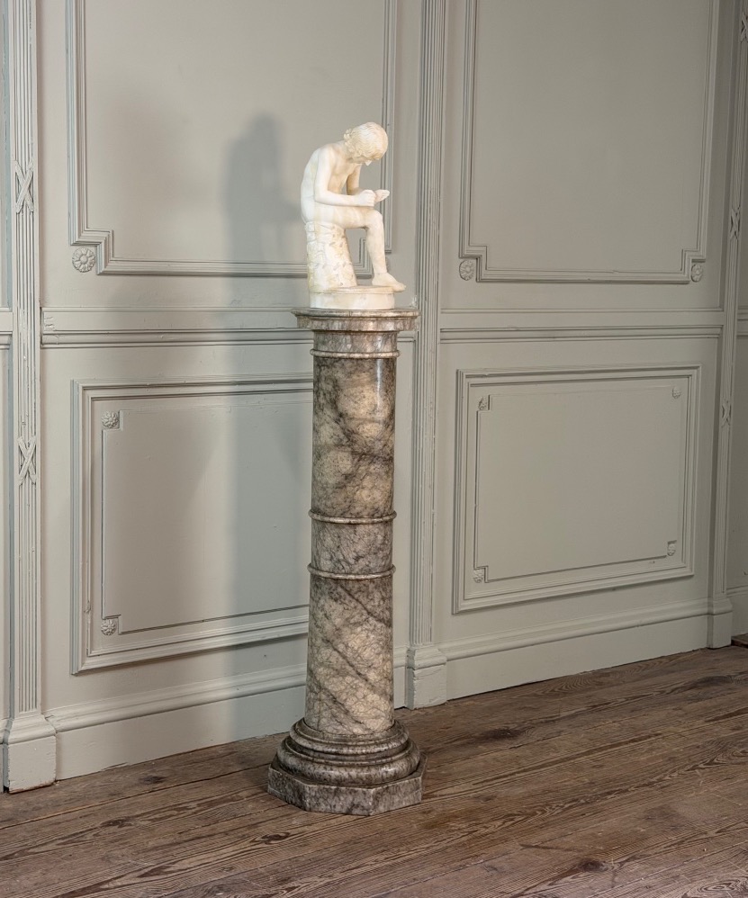 Alabaster Column, Circa 1880-photo-4
