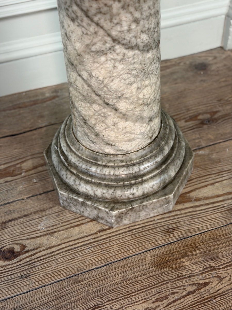 Alabaster Column, Circa 1880-photo-2