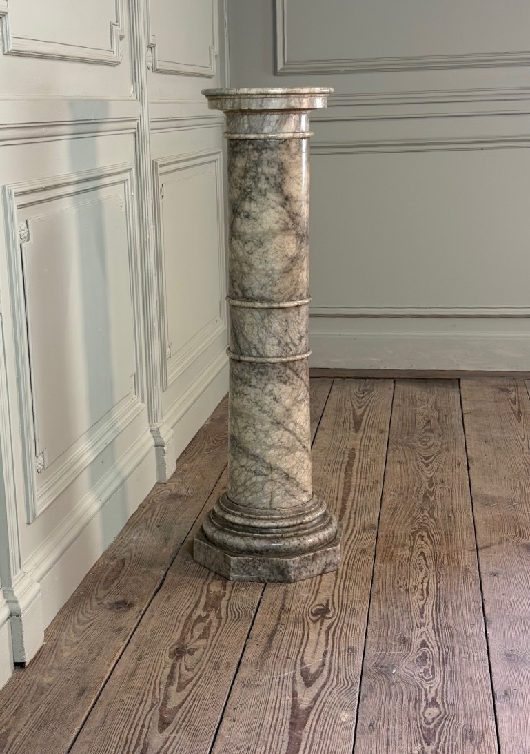Alabaster Column, Circa 1880-photo-3