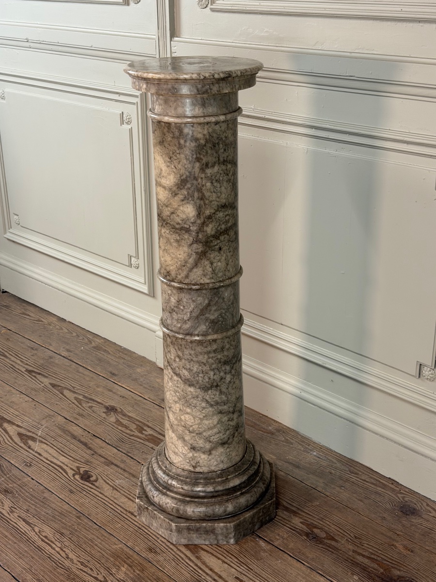 Alabaster Column, Circa 1880-photo-4