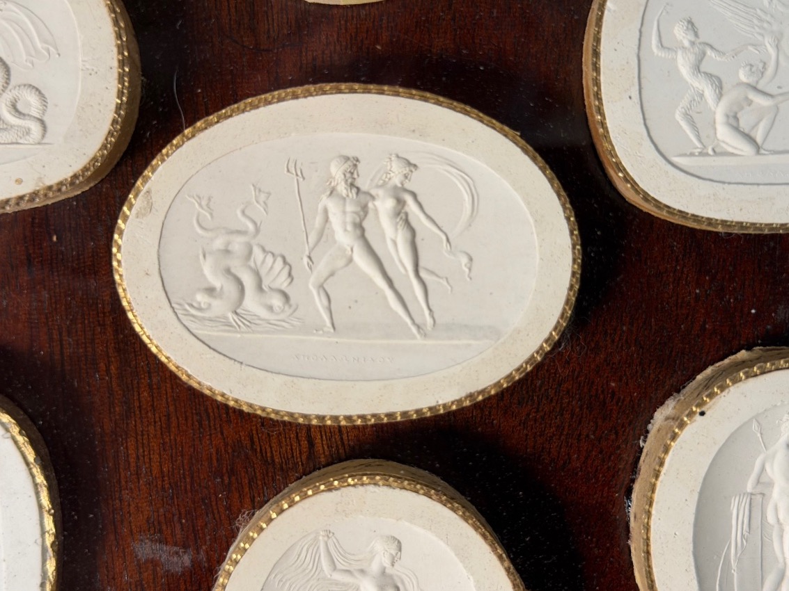 Collection Of Cast Engravings, Souvenirs From The Grand Tour, Studio Of P. Paoletti, Ca. 1820-photo-2