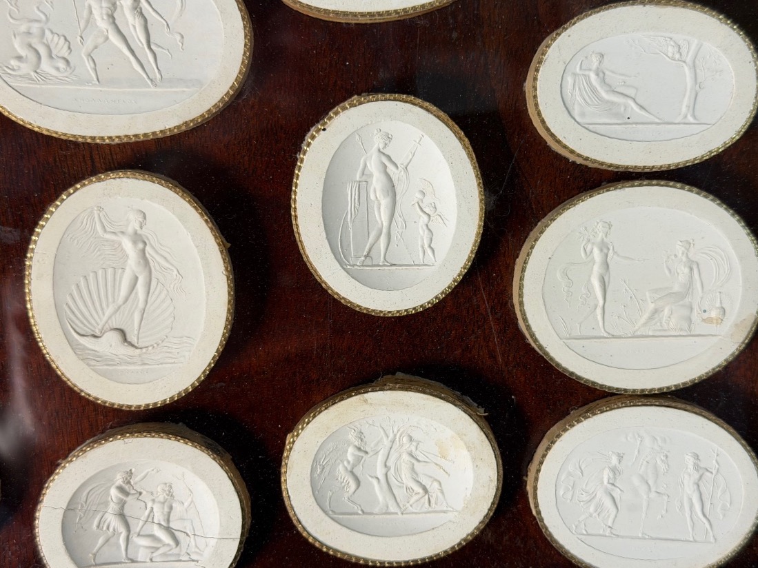 Collection Of Cast Engravings, Souvenirs From The Grand Tour, Studio Of P. Paoletti, Ca. 1820-photo-5