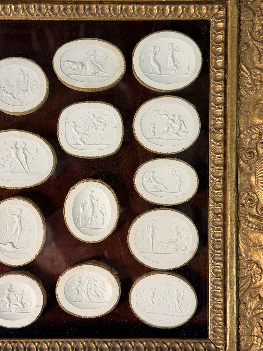 Collection Of Cast Engravings, Souvenirs From The Grand Tour, Studio Of P. Paoletti, Ca. 1820-photo-4