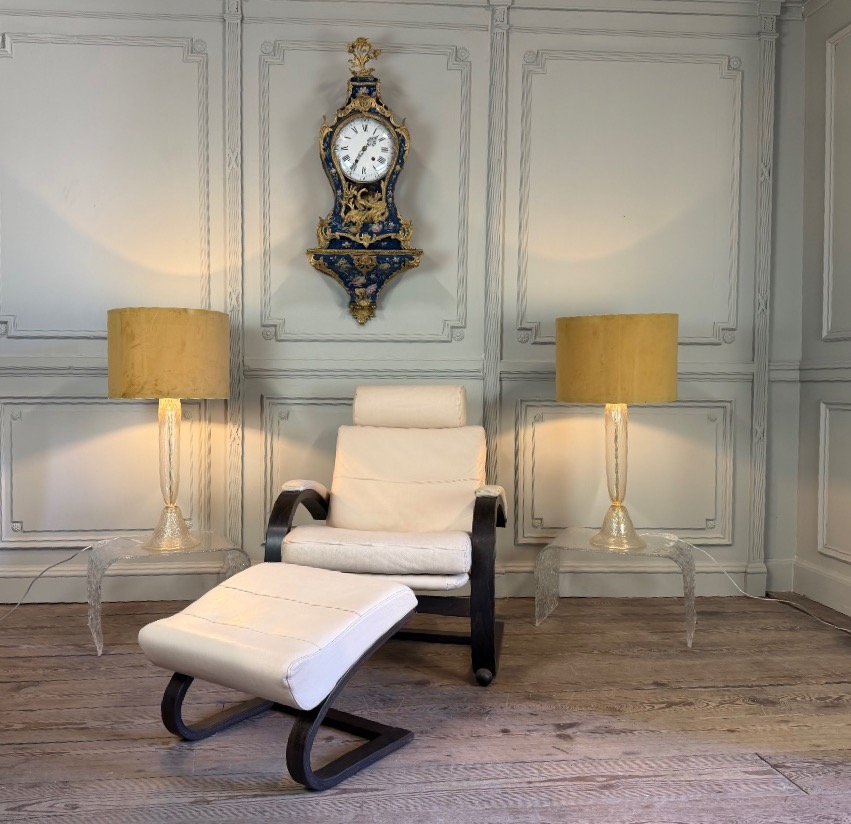 Pair Of Murano Glass Tables, Circa 1990-photo-3