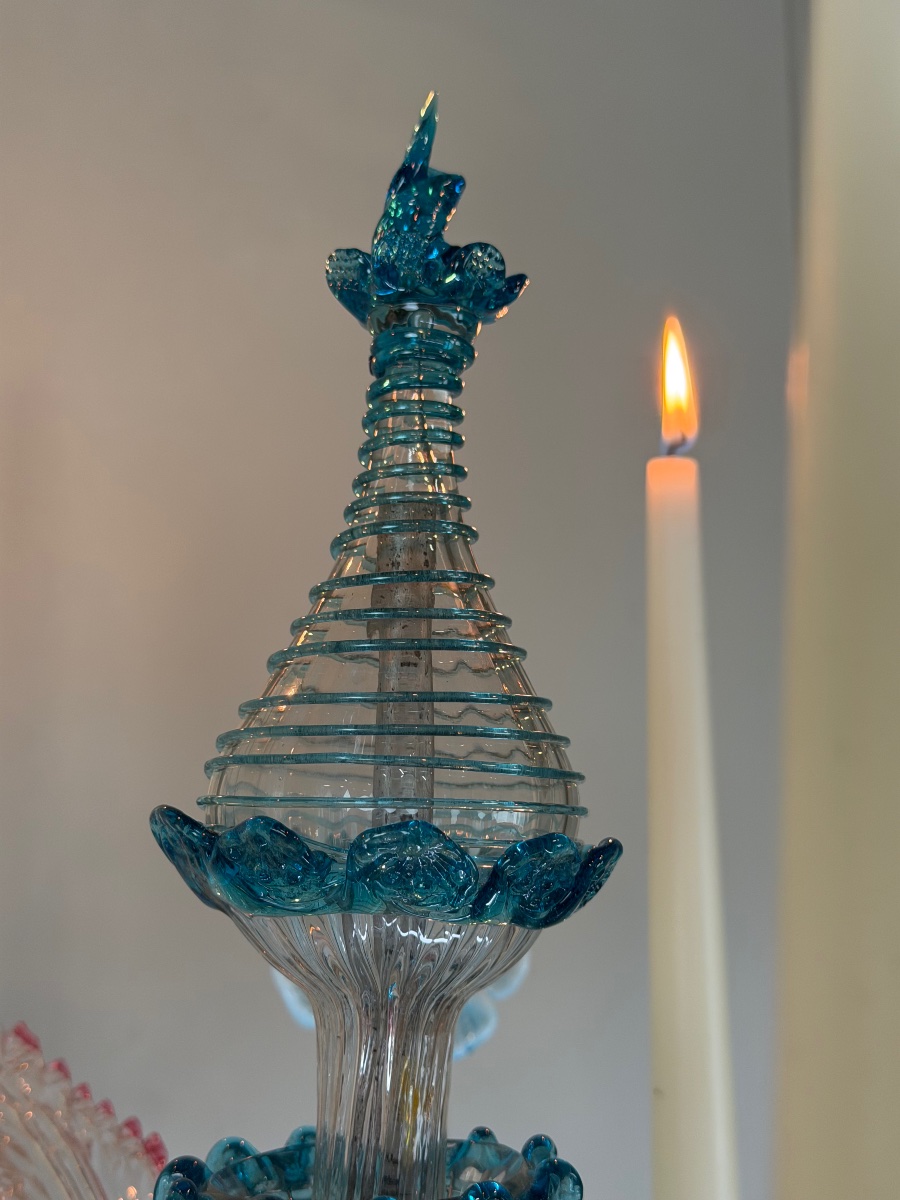 Venetian Murano Glass Chandeliers, Circa 1880-photo-6