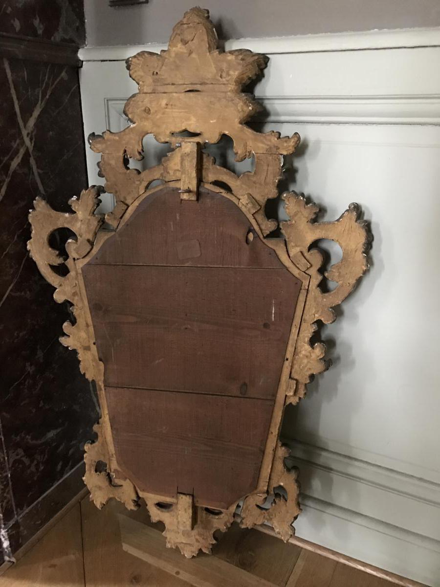 Mirror Carved Gilded Regency Period-photo-3