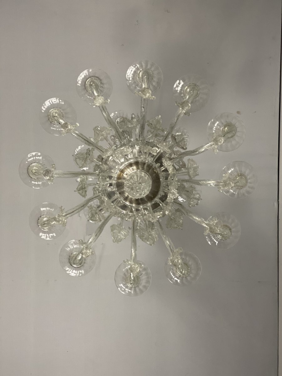 Important Murano Glass Chandelier, Pauly, Venice-photo-4