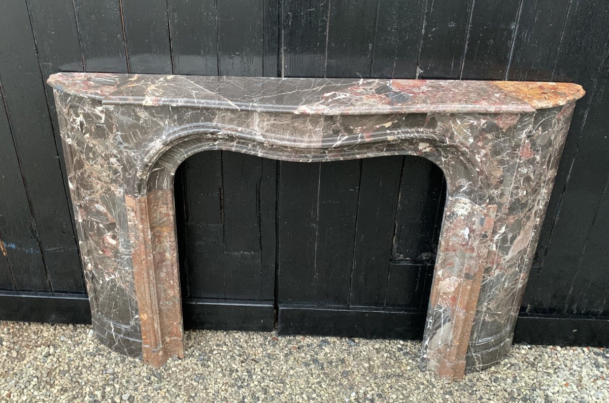 Fireplace Marble Breach Of Waulsort Early Nineteenth Century-photo-2