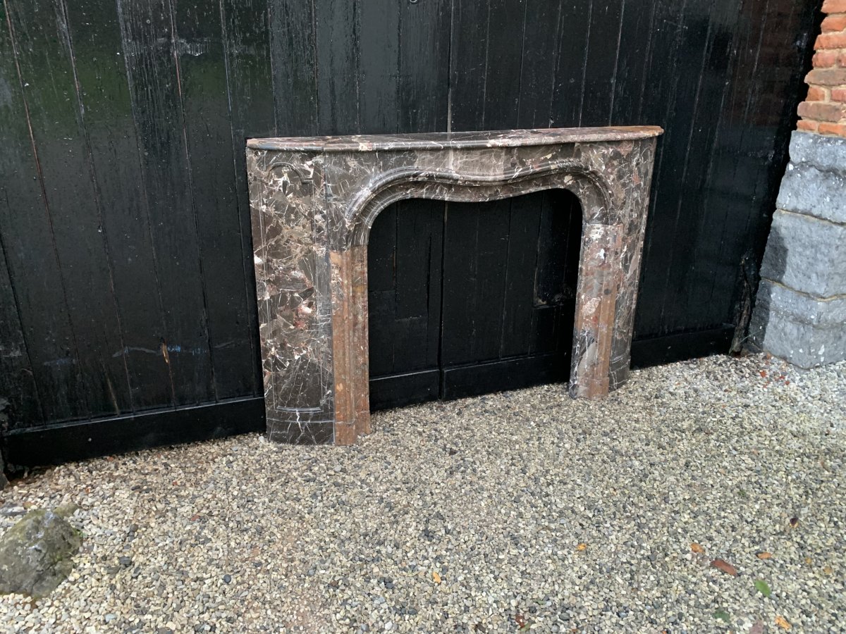 Fireplace Marble Breach Of Waulsort Early Nineteenth Century-photo-1