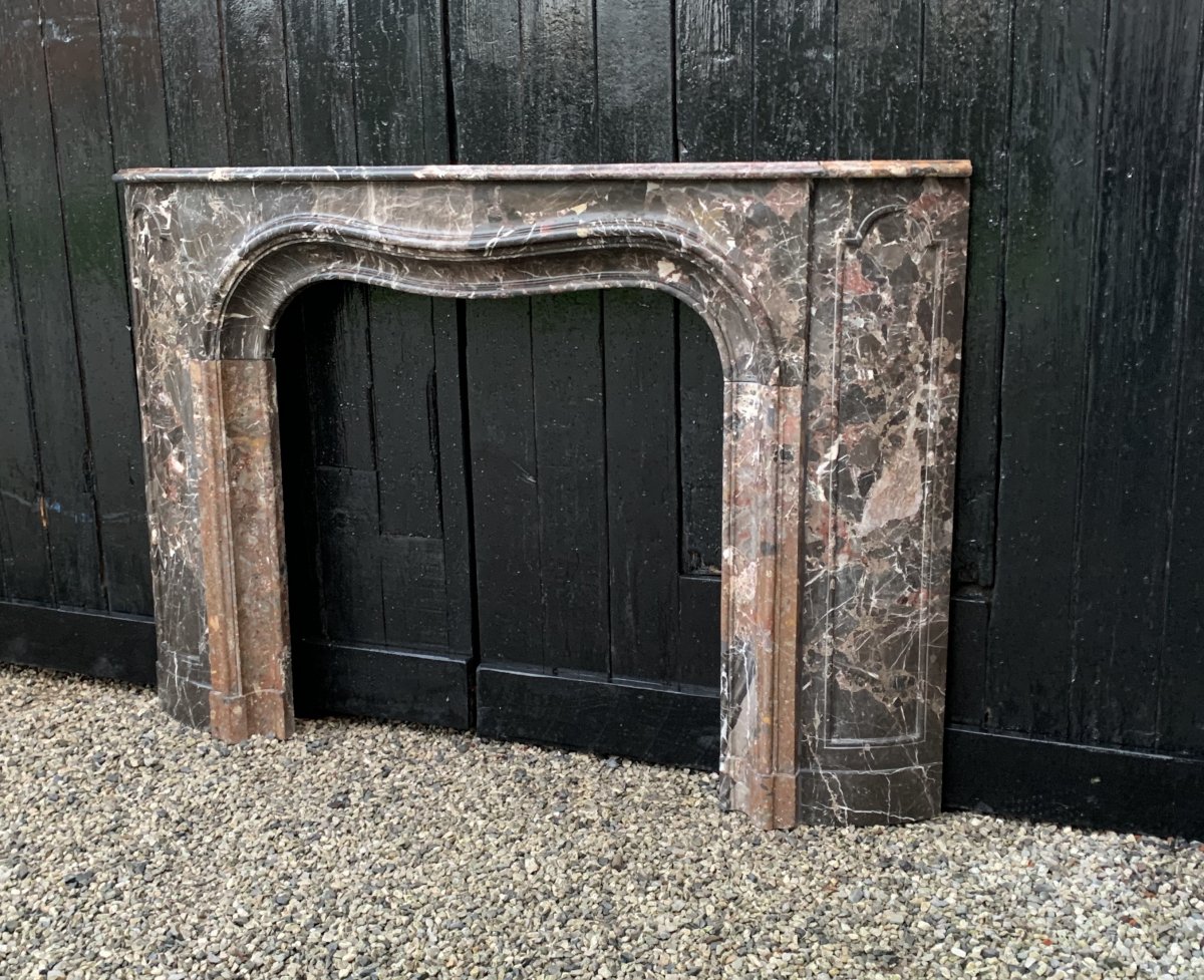 Fireplace Marble Breach Of Waulsort Early Nineteenth Century-photo-5