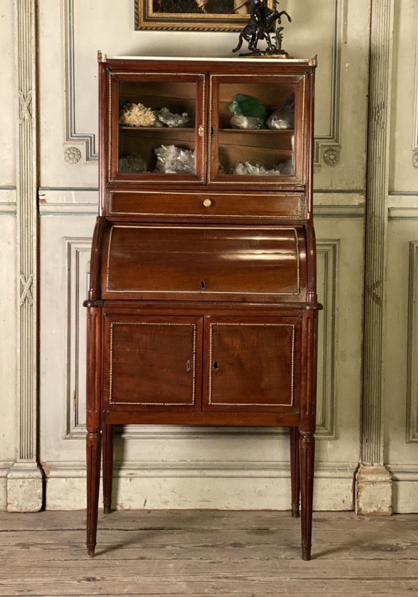 Mahogany Desk, Late XVIIIst Century -photo-3