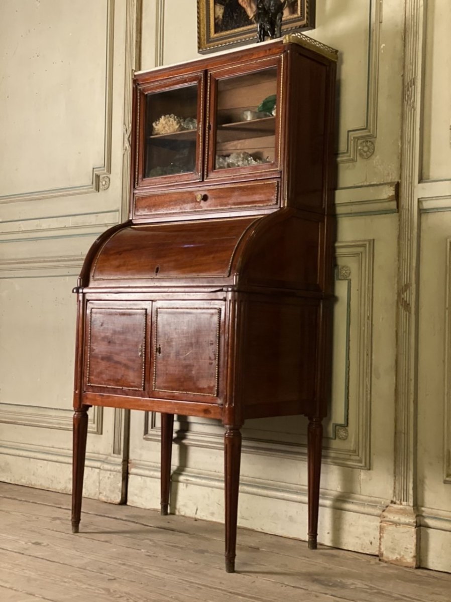 Mahogany Desk, Late XVIIIst Century -photo-4