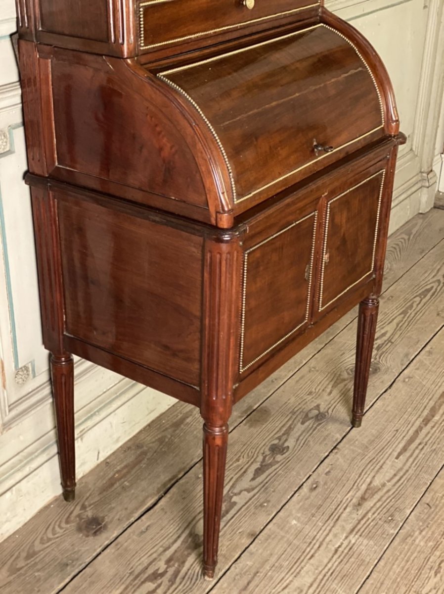 Mahogany Desk, Late XVIIIst Century -photo-6