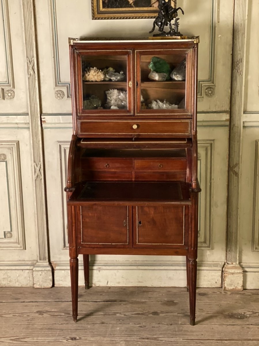 Mahogany Desk, Late XVIIIst Century -photo-7