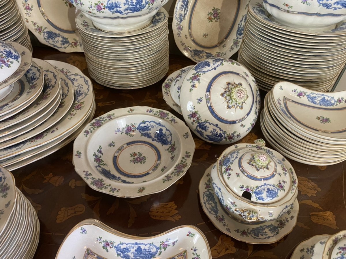 Earthenware Table Service, 155 Pieces, Waring And Gillows, London-photo-1