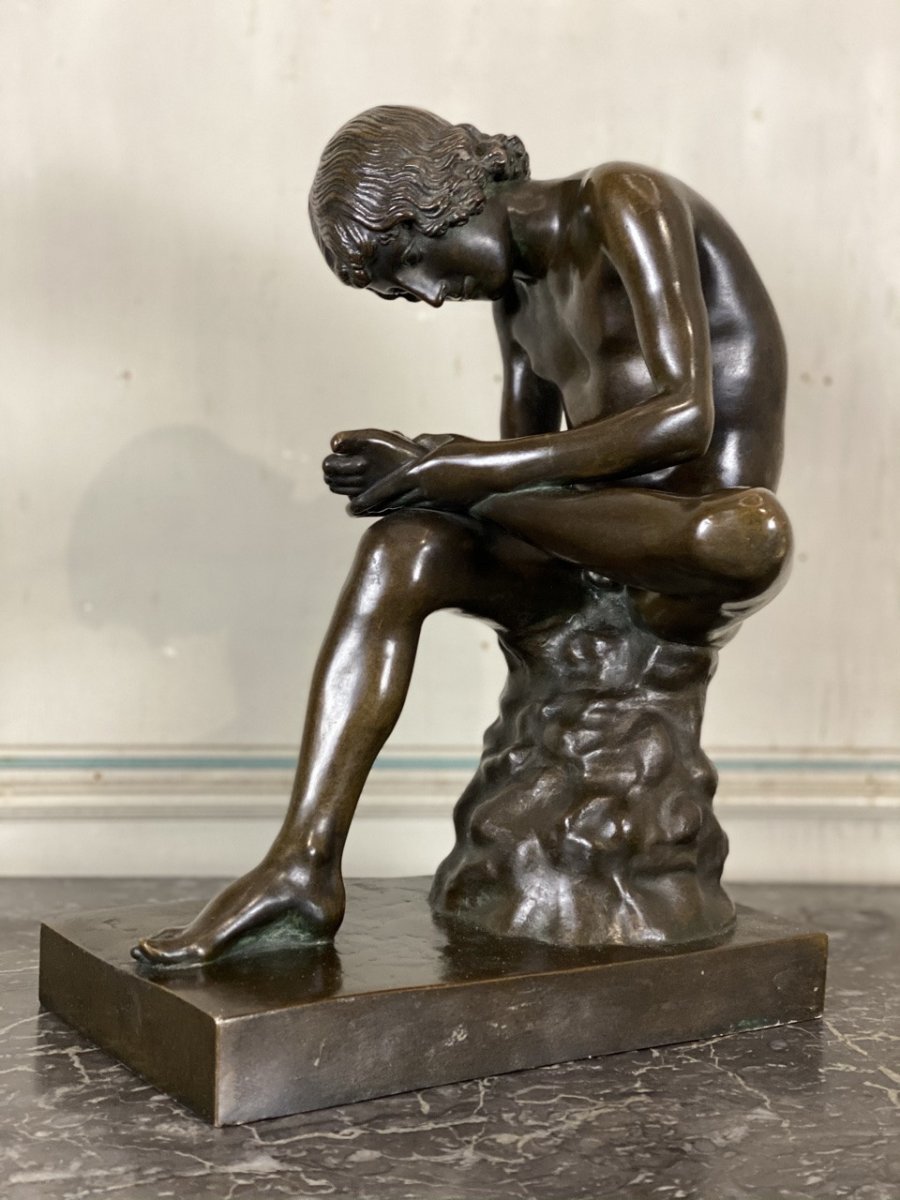 Le Spinario Ou Tireur D’épine, Bronze D’après L’antique -photo-2