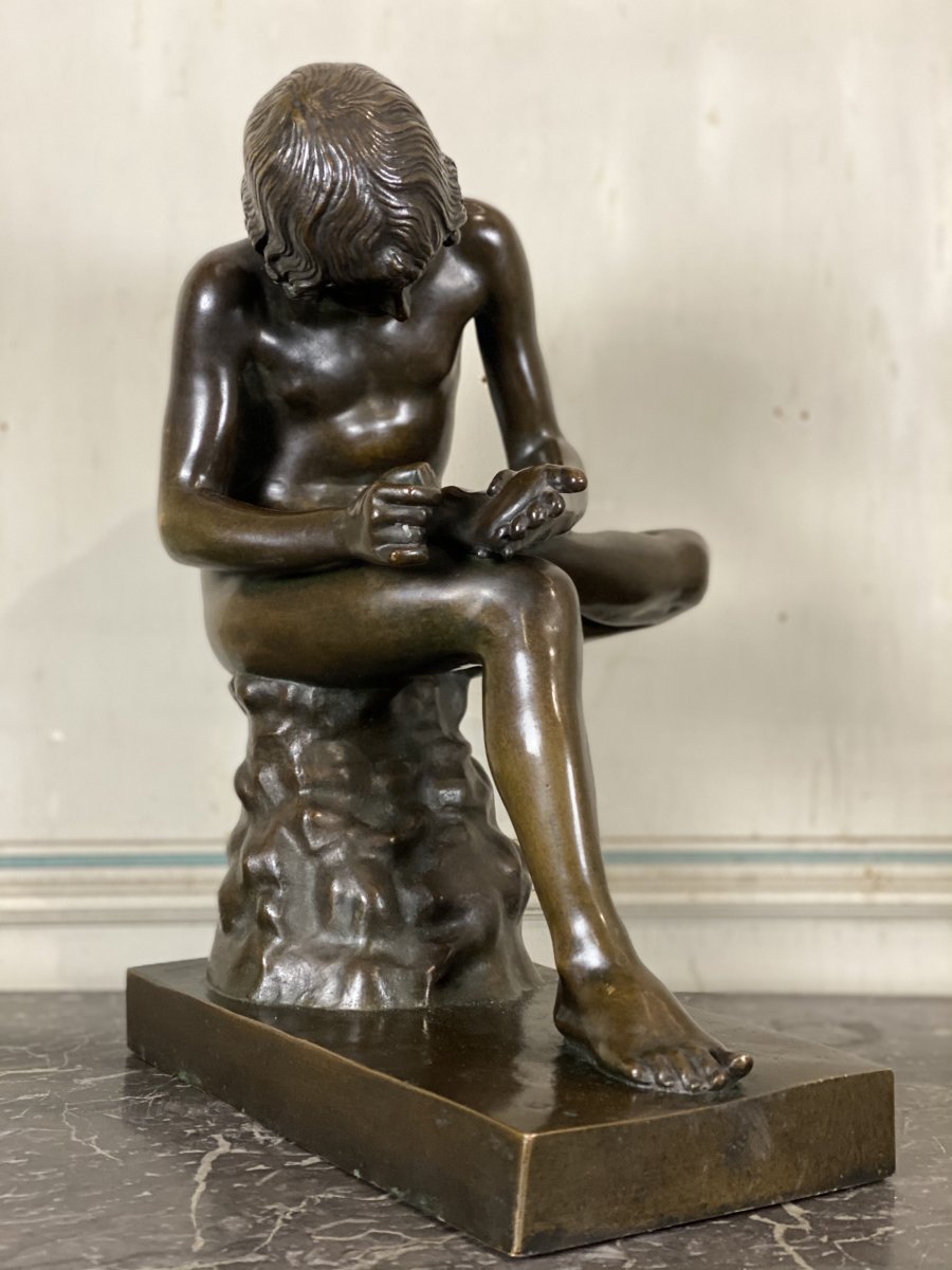 Le Spinario Ou Tireur D’épine, Bronze D’après L’antique 