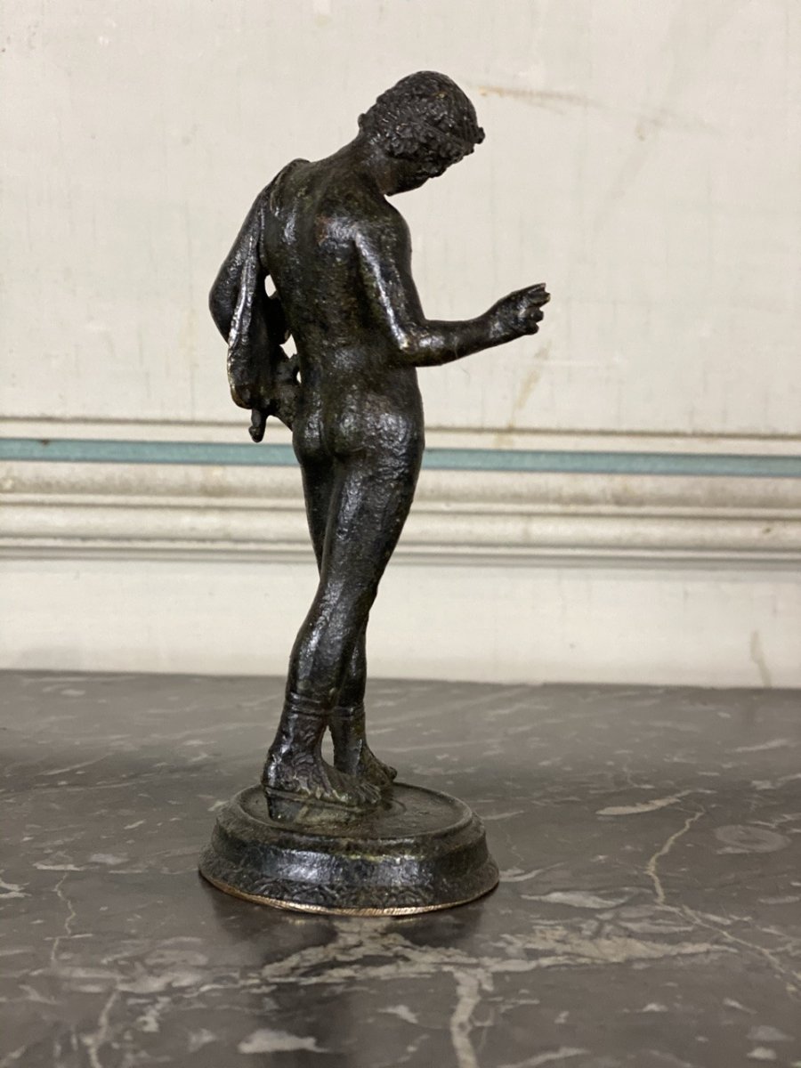 Narcissus, Bronze After Antiquity-photo-3