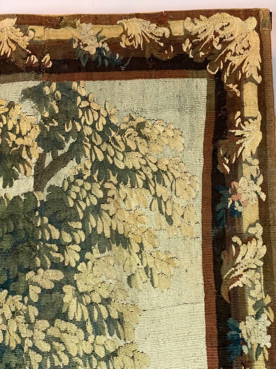 Wool And Silk Tapestry, Aubusson, Eighteenth Century-photo-2